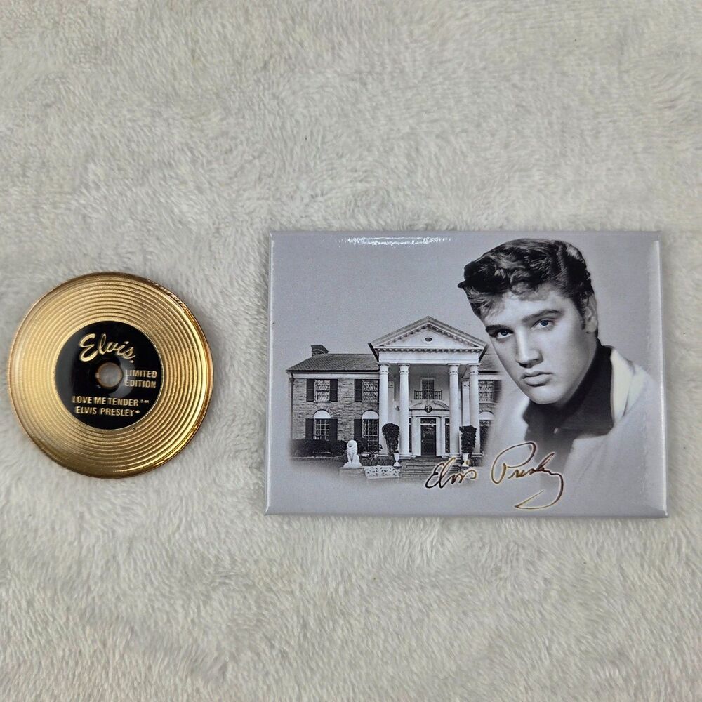 Elvis Presley Magnet Set – Graceland & Gold Record “Love Me Tender”‎ 2022/2015